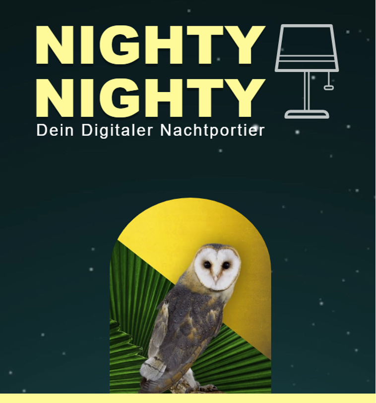 Nighty Nighty – motivierte Nachteulen für eine professionelle Hotelbetreuung zur späten Stunde